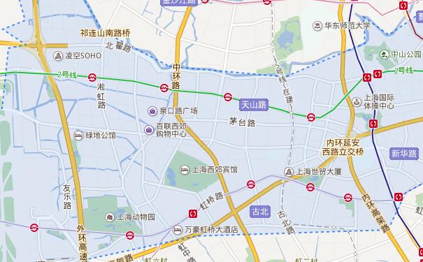 成都到上海长宁区物流货运专线可将货物送到的服务地区