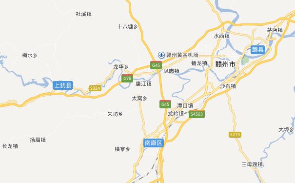 成都到赣州物流专线可将货物送到的服务地区