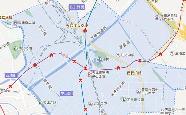 成都到天津河北区物流专线可将货物送到的服务地区