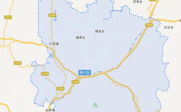 成都到重庆南川区物流专线可将货物送到的服务地区