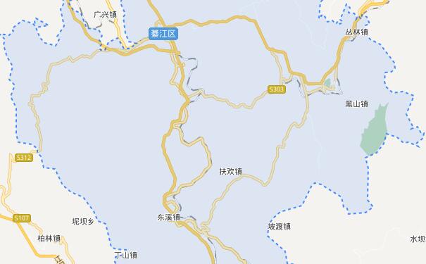 成都到重庆綦江区物流专线可将货物送到的服务地区