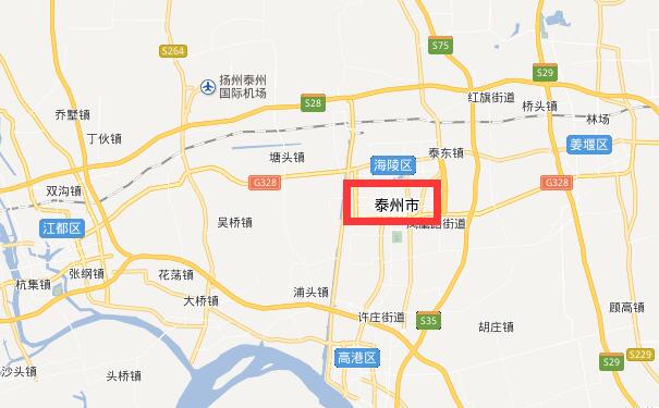 成都到泰州物流专线可将货物送到的区域