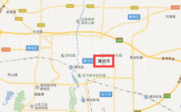 成都到潍坊物流专线可将货物送到的区域
