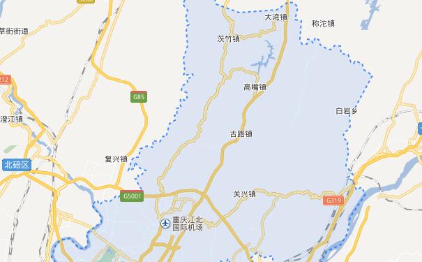 成都到重庆渝北区物流专线可将货物送到的服务地区